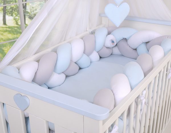 Knot bumper XXL- white-gray - blue - Image 4