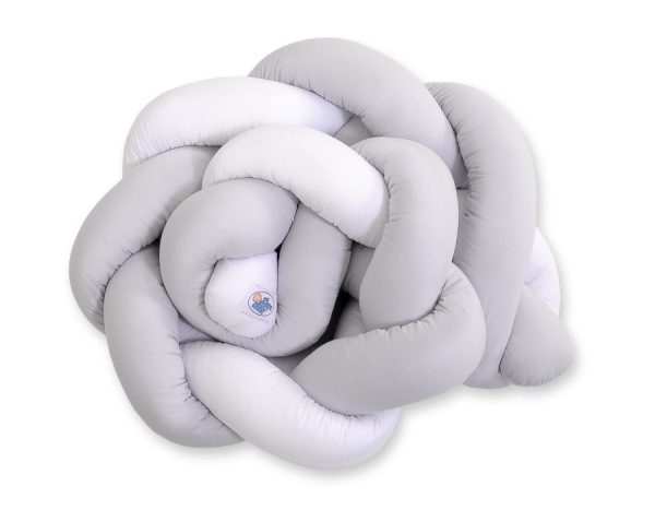 Knot bumper- white-gray