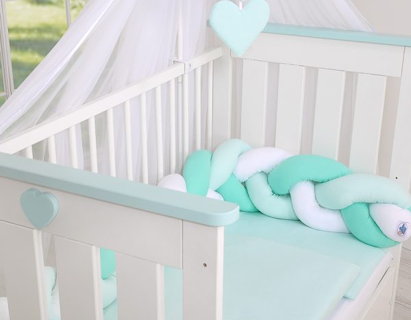 Knot bumper- white-mint - Image 3