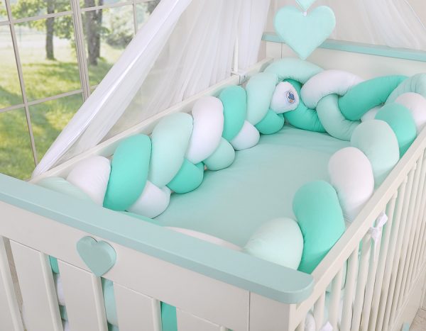Knot bumper XXL- white-mint - Image 6