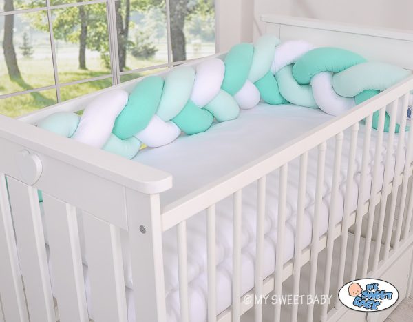 Knot bumper- white-mint - Image 8