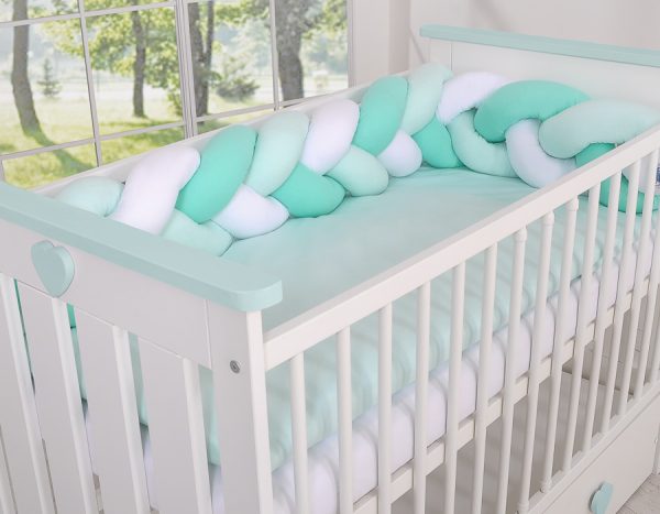 Knot bumper- white-mint - Image 6