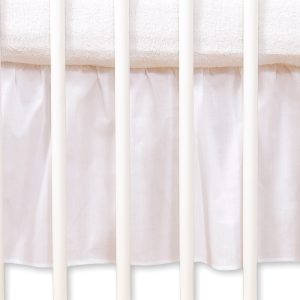 Dust Ruffle-Masking flounce 120x60cm- Hanging Hearts white