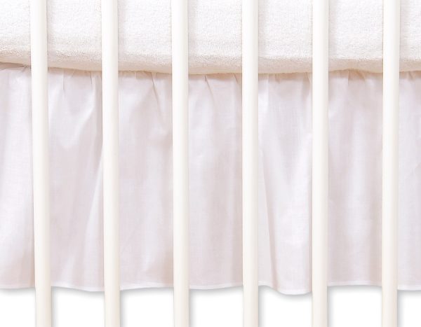 Dust Ruffle-Masking flounce 120x60cm- Hanging Hearts white