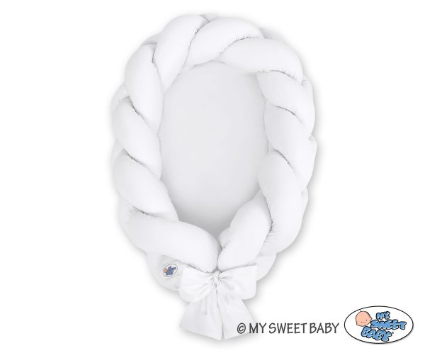 Braided baby nest 2 in 1 - white - Image 2