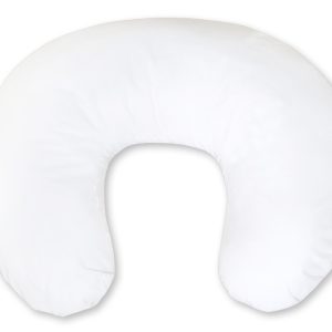 Breastfeeding Pillow Nursing Croissant Pillow, removable, Hands-Free Feeding- white