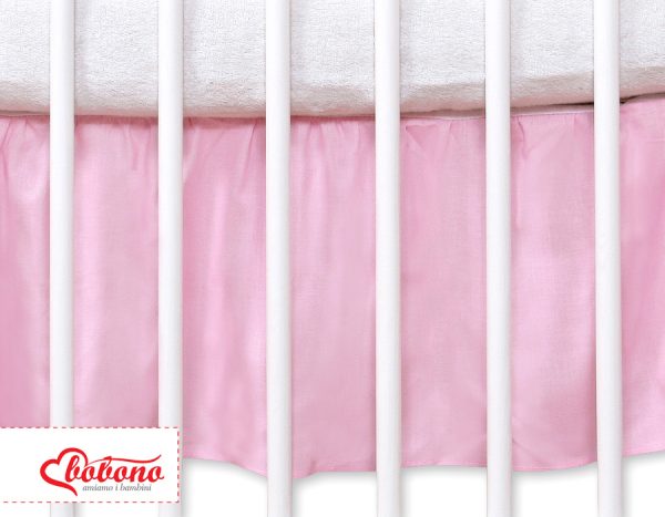 Dust Ruffle-Masking flounce 140x70cm- Hanging Hearts pink - Image 2