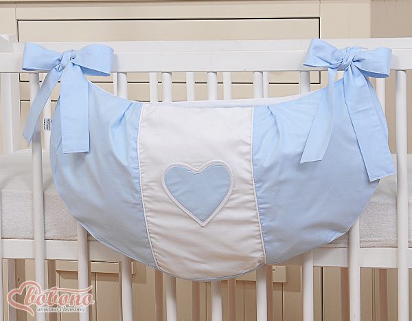 Toys bag- Hanging Hearts blue - Image 2