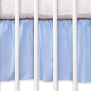 Dust Ruffle-Masking flounce 120x60cm- Hanging Hearts blue