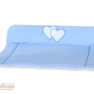 Soft changing mat- Hanging Hearts blue