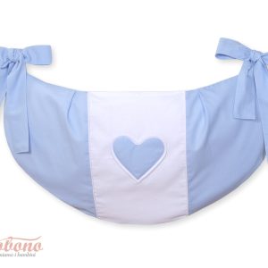 Toys bag- Hanging Hearts blue