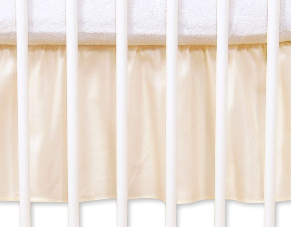 Dust Ruffle-Masking flounce 120x60cm- Hanging Hearts cream