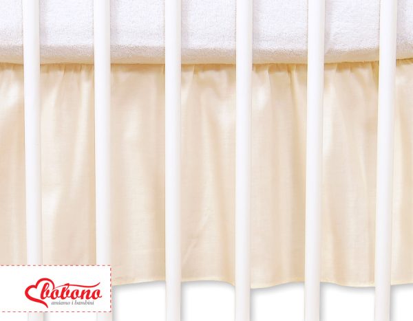 Dust Ruffle-Masking flounce 120x60cm- Hanging Hearts cream - Image 2