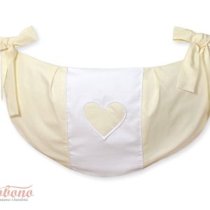Toys bag- Hanging Hearts cream