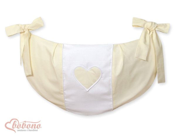 Toys bag- Hanging Hearts cream