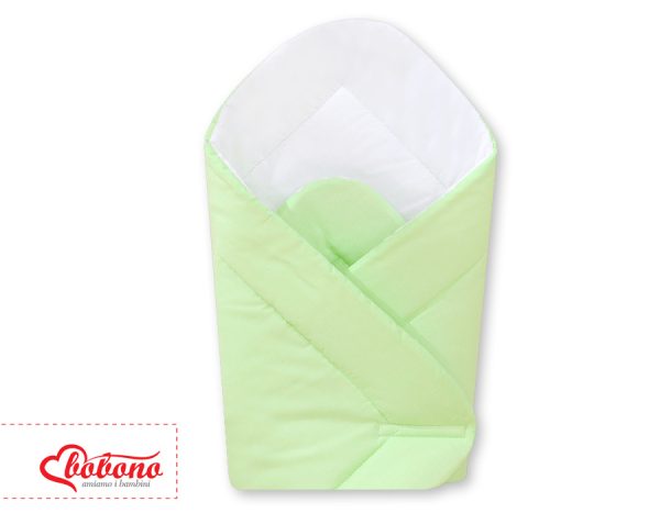 Babynest with stiffening- Hanging Hearts green - Image 2