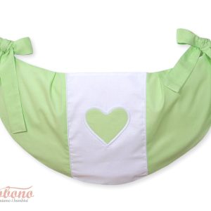 Toys bag- Hanging Hearts green