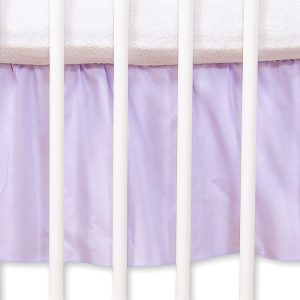 Dust Ruffle-Masking flounce 140x70cm- Hanging Hearts lilac