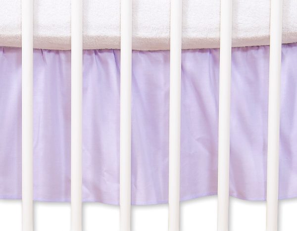 Dust Ruffle-Masking flounce 140x70cm- Hanging Hearts lilac