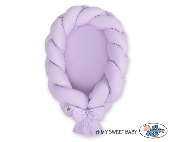 Braided baby nest 2 in 1- lilac - Image 2