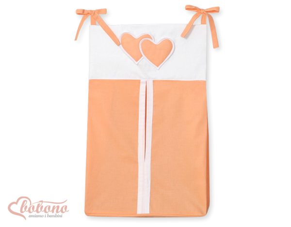 Diaper bag- Hanging Hearts orange