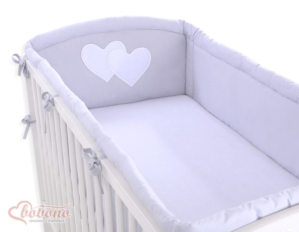 Universal bumper XXL- Hanging Hearts grey