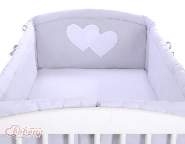 Universal bumper XXL- Hanging Hearts grey - Image 2