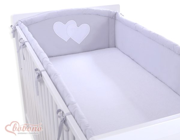 Universal bumper XXL- Hanging Hearts grey - Image 4