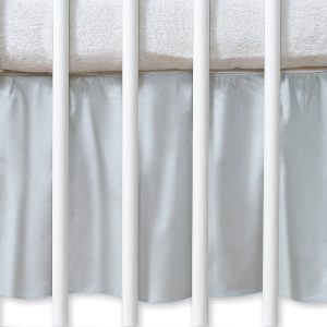 Dust Ruffle-Masking flounce 140x70cm- Hanging Hearts grey