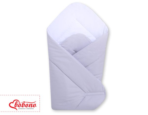 Babynest with stiffening- Hanging Hearts grey - Image 2