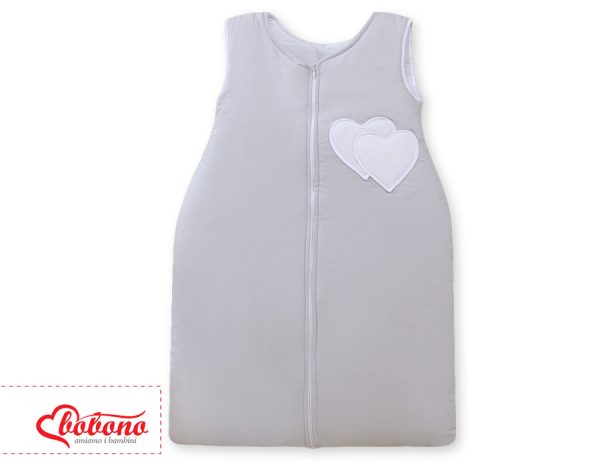 Sleeping bag- Hanging hearts grau - Image 2