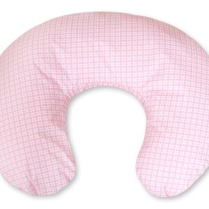 Feeding pillow- Pink checkered