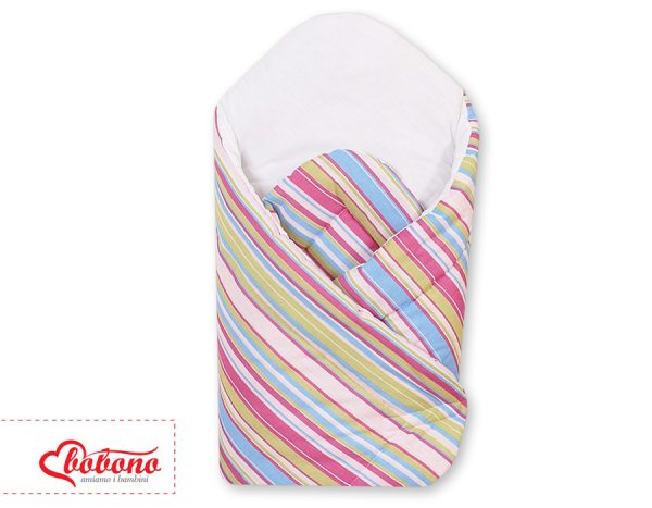 Baby nest with stiffenig- Basic lilac strips - Image 2