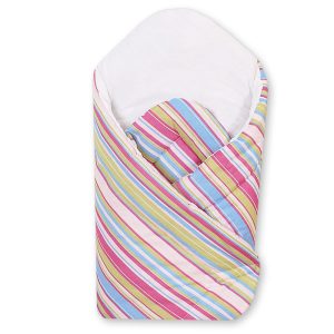 Baby nest with stiffenig- Basic lilac strips