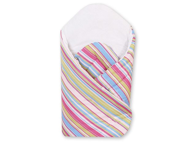Baby nest with stiffenig- Basic lilac strips