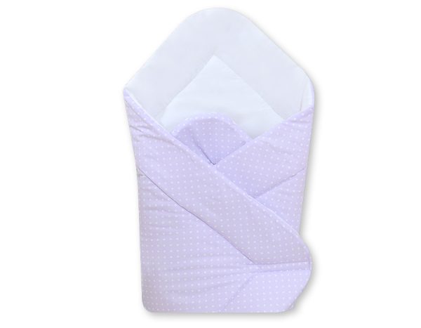 Babynest - white polka dots on lilac