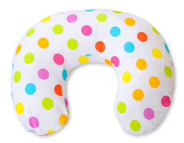 Feeding pillow- Bright dots