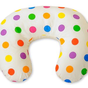 Feeding pillow- big dots on creme