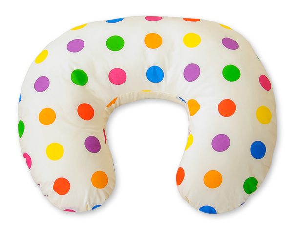 Feeding pillow- big dots on creme