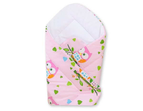 Baby nest- Basic pink owls
