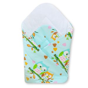Baby nest- Basic mint owls