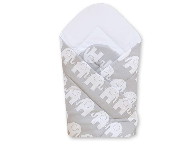 Babynest with stiffening- Elephants grey