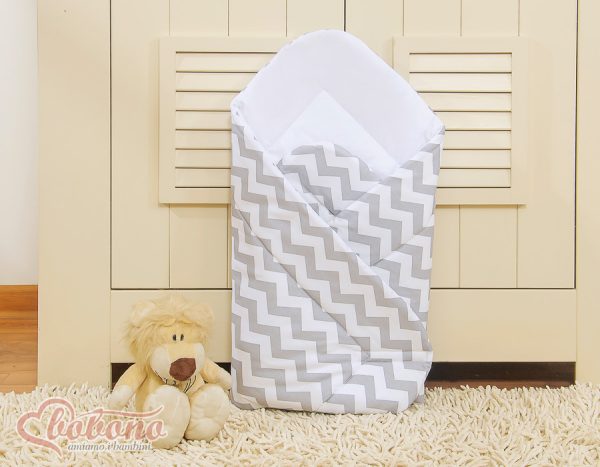 Baby nest- Simple chevron grey - Image 2