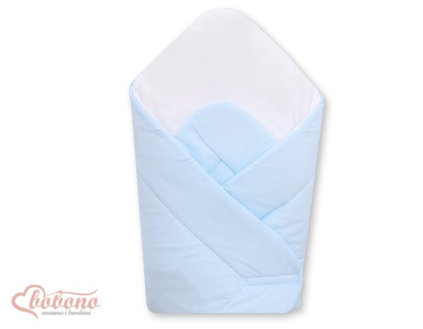 Babynest with stiffening- Hanging Hearts blue strips - Image 4