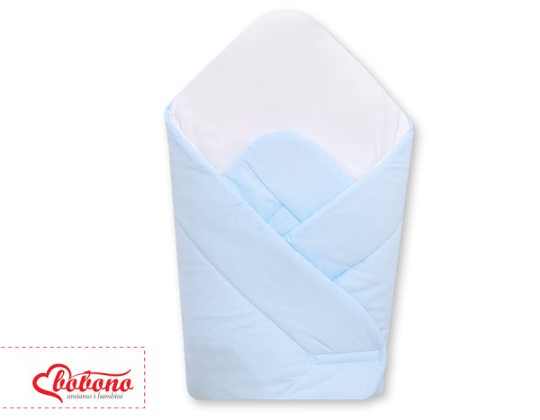 Babynest with stiffening- Hanging Hearts blue strips - Image 2