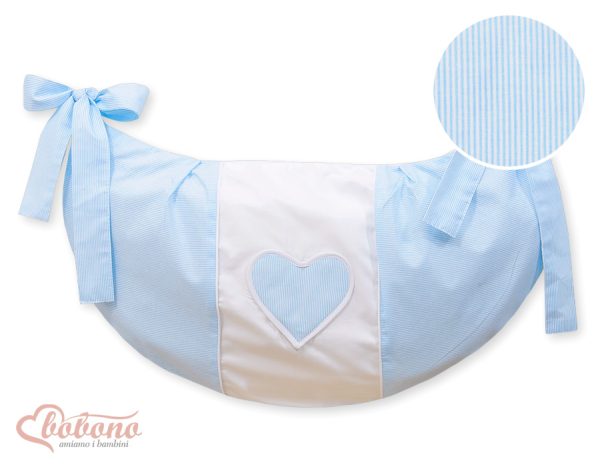 Toys bag- Hanging Hearts blue strips - Image 3