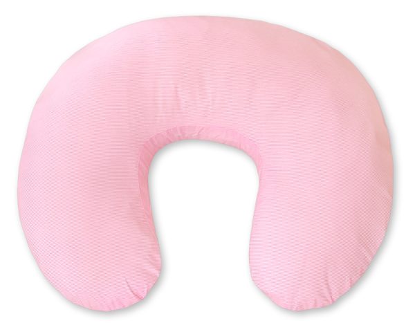 Feeding pillow- Pink strips - Image 5