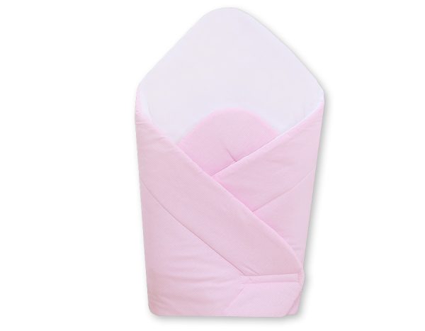 Babynest with stiffening- Hanging Hearts pink strips - Image 2