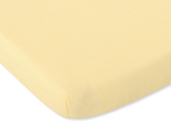 Sheet made of cotton 120x60cm yellow strips - Image 3