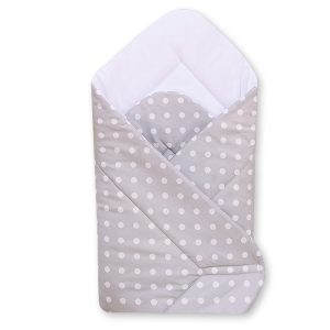 Babynest - white dots on grey